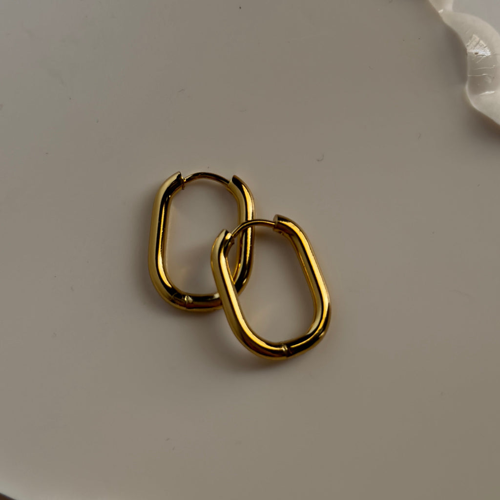 Classy Everyday Oval Hoops