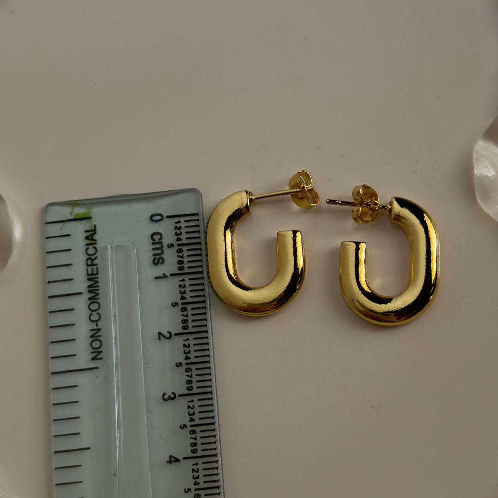 Semi Oval Hoops