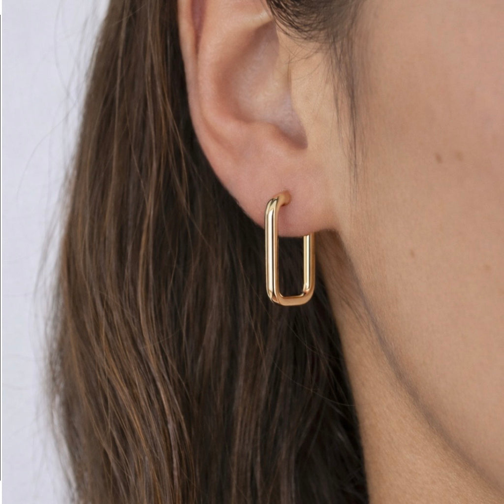 Classy Rectangular Hoops