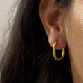 Classy Everyday Oval Hoops