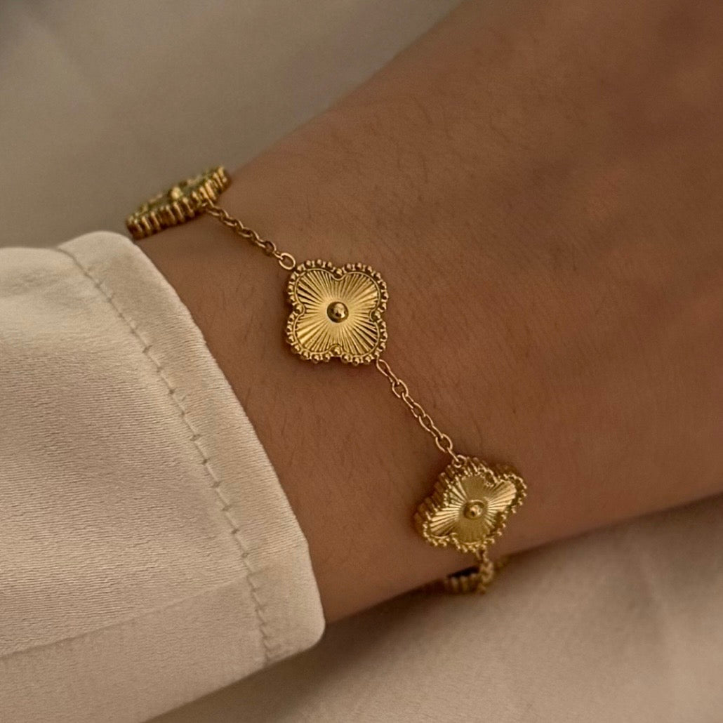 Golden Clover Bracelet