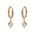 Heart Huggies Earrings