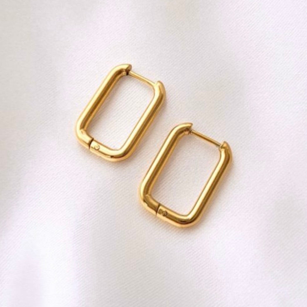 Classy Rectangular Hoops