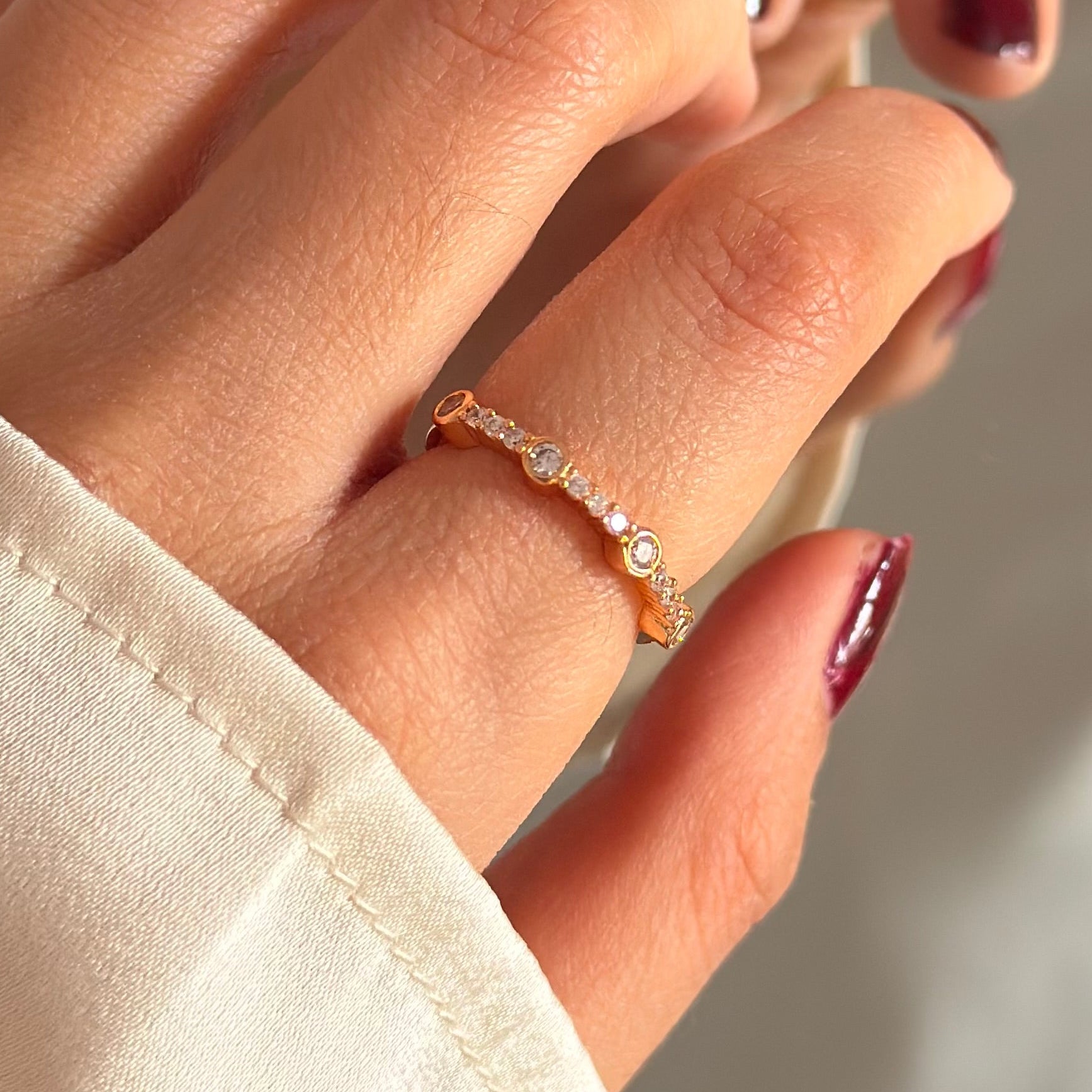 Rosegold Vira Ring (adjustable)
