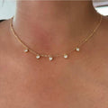 Heart charm necklace