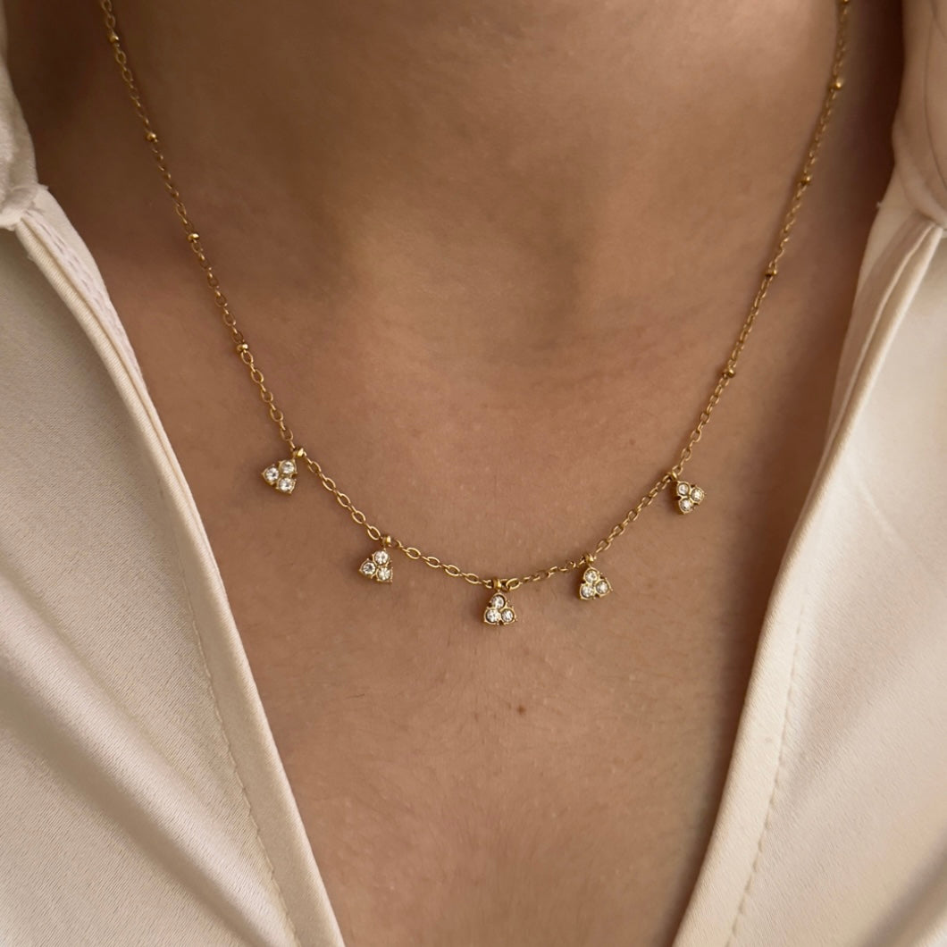 AURÉLE Cluster Necklace