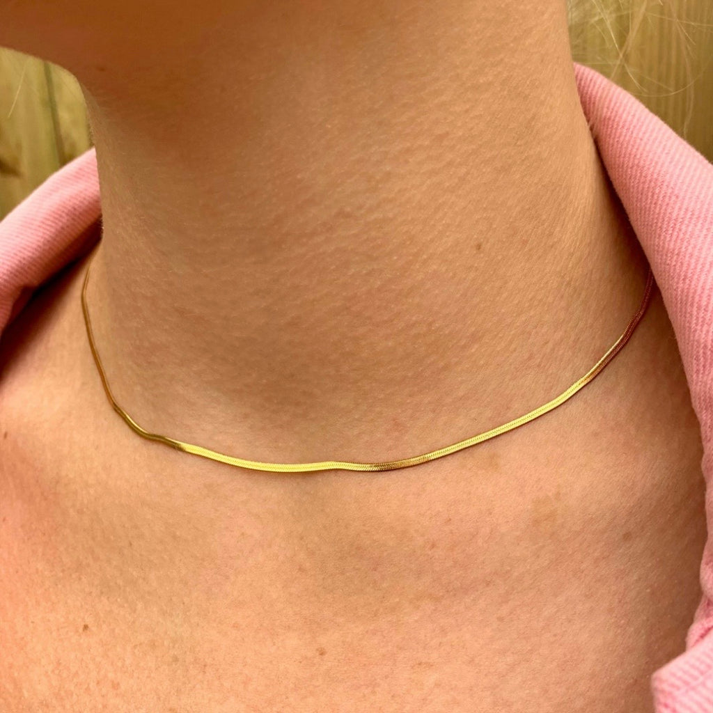 PVD plated Thin Snake Chain