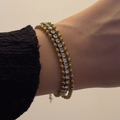 Three layer bracelet