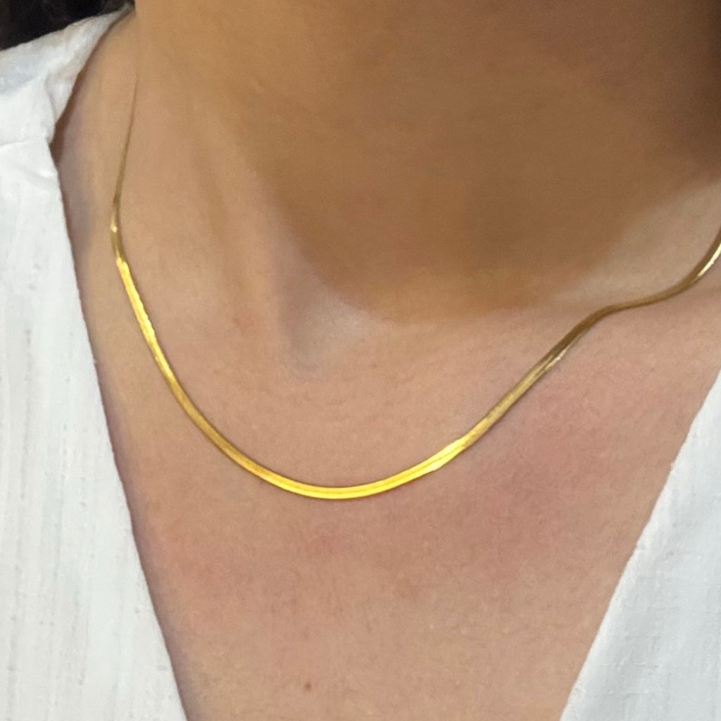 PVD plated Thin Snake Chain