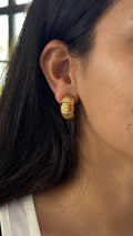Ribbed Earrings