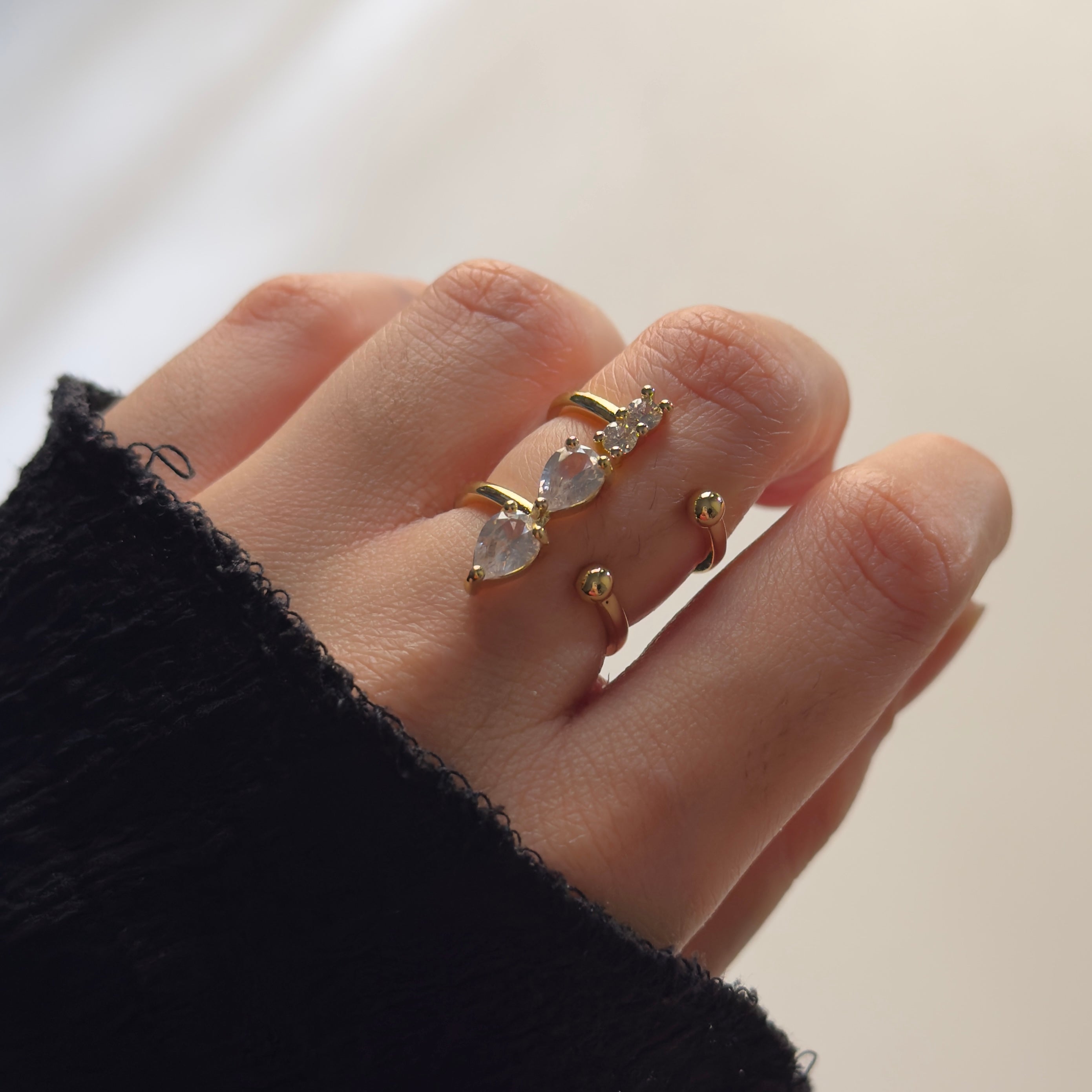 Marquise Bloom Ring (adjustable)