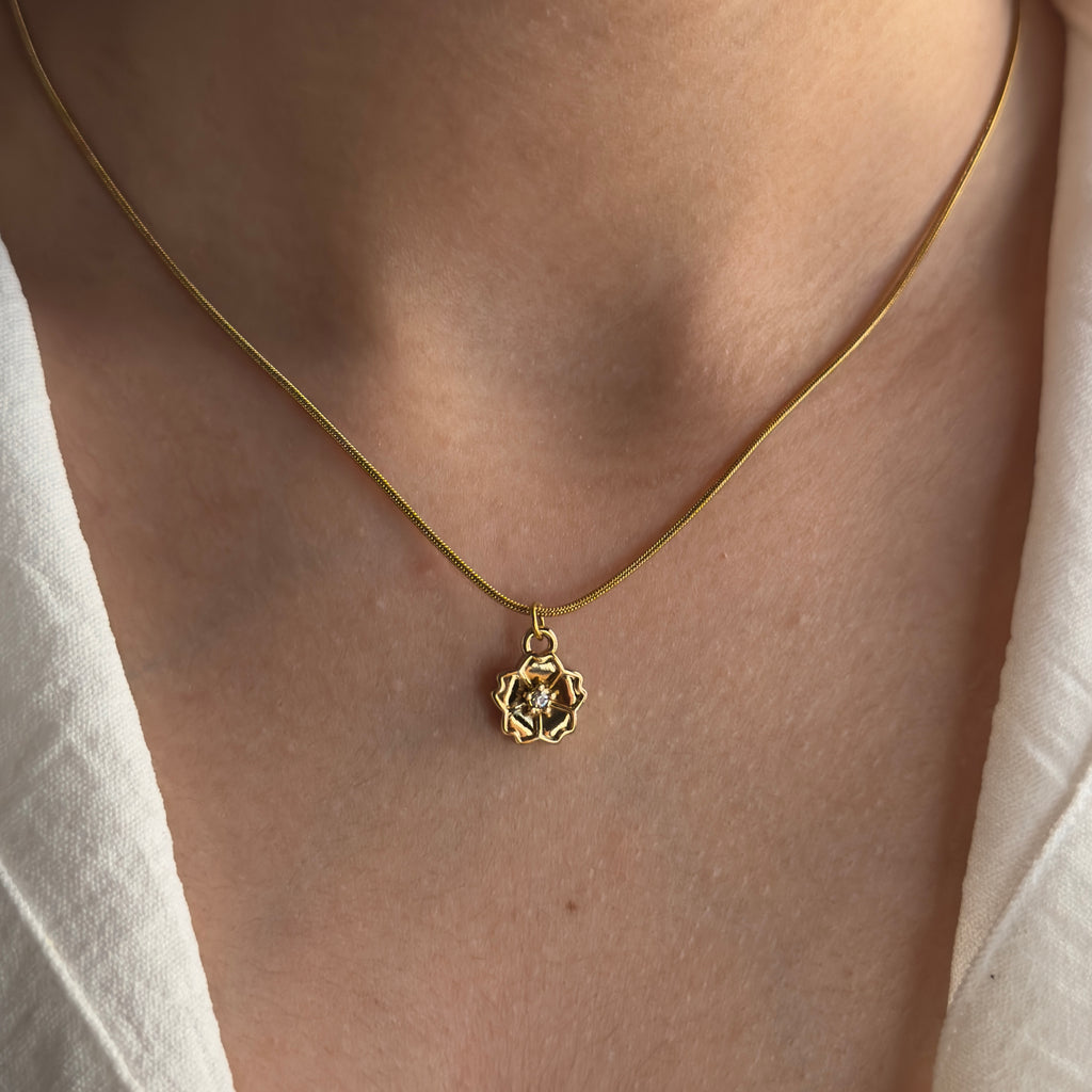 Petal Charm Necklace