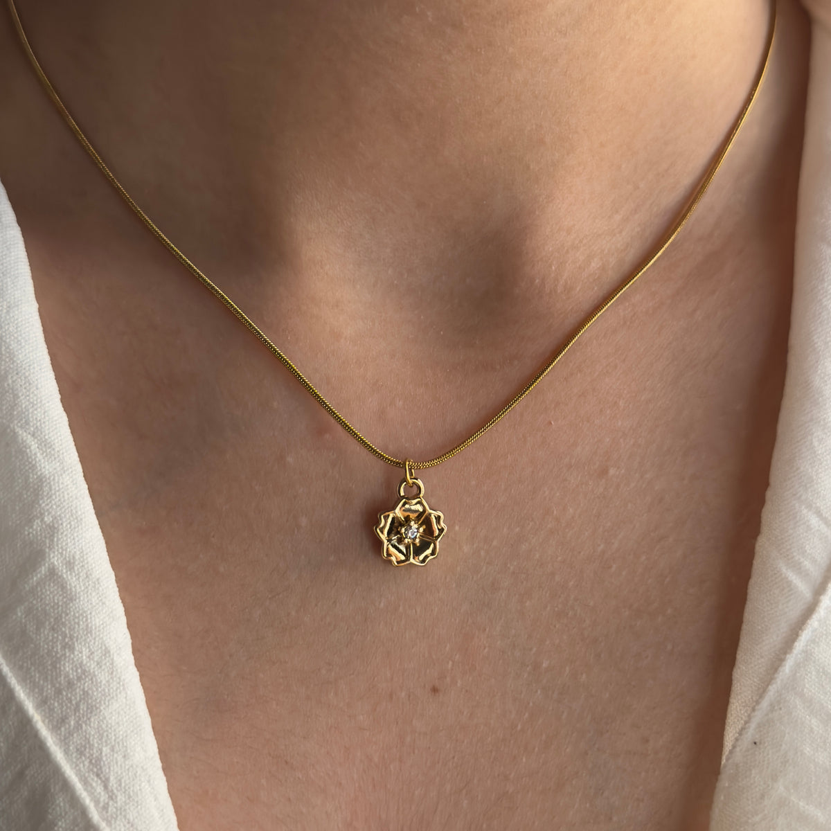 Petal Charm Necklace