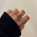 Spiral Leaf Ring (adjustable)