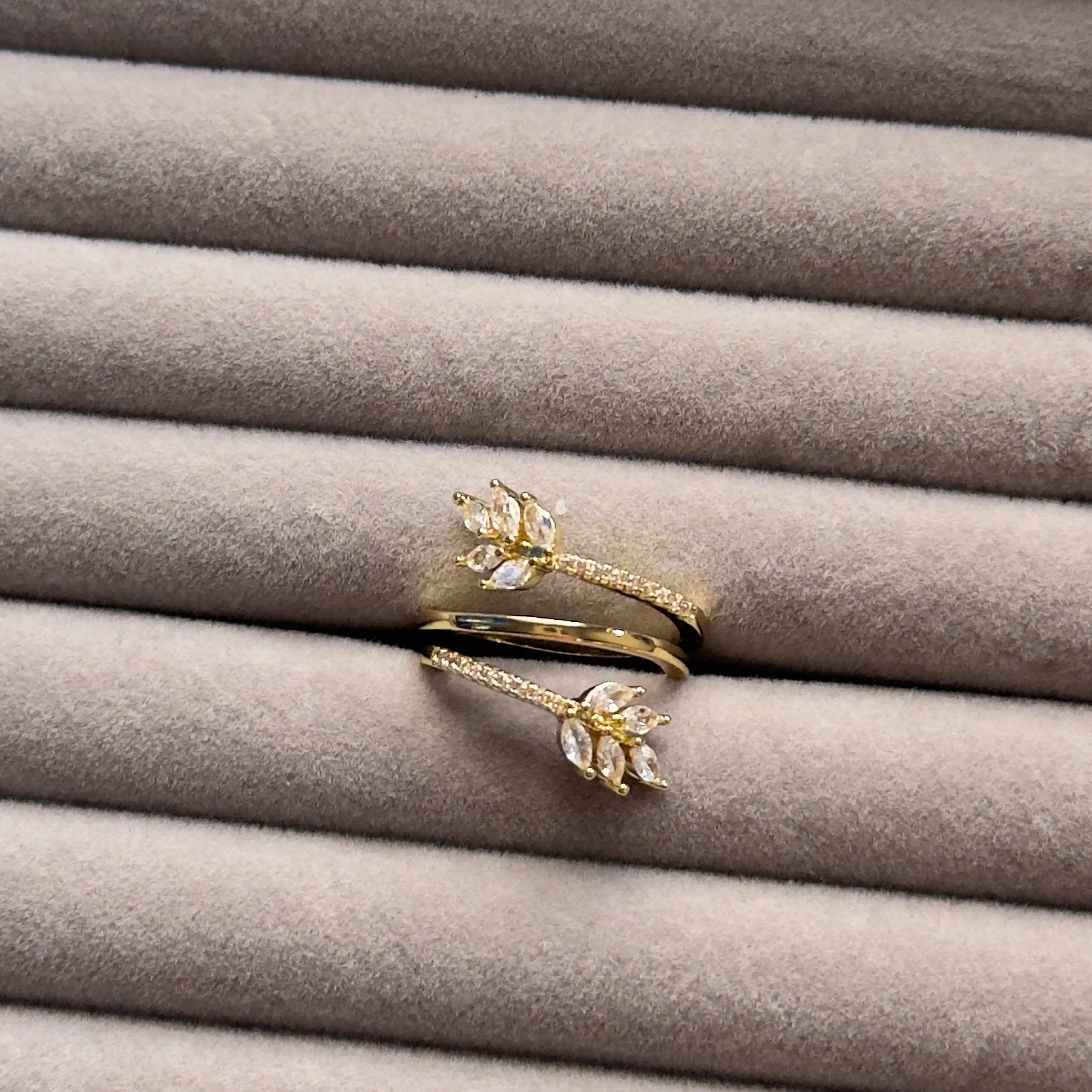 Spiral Leaf Ring (adjustable)
