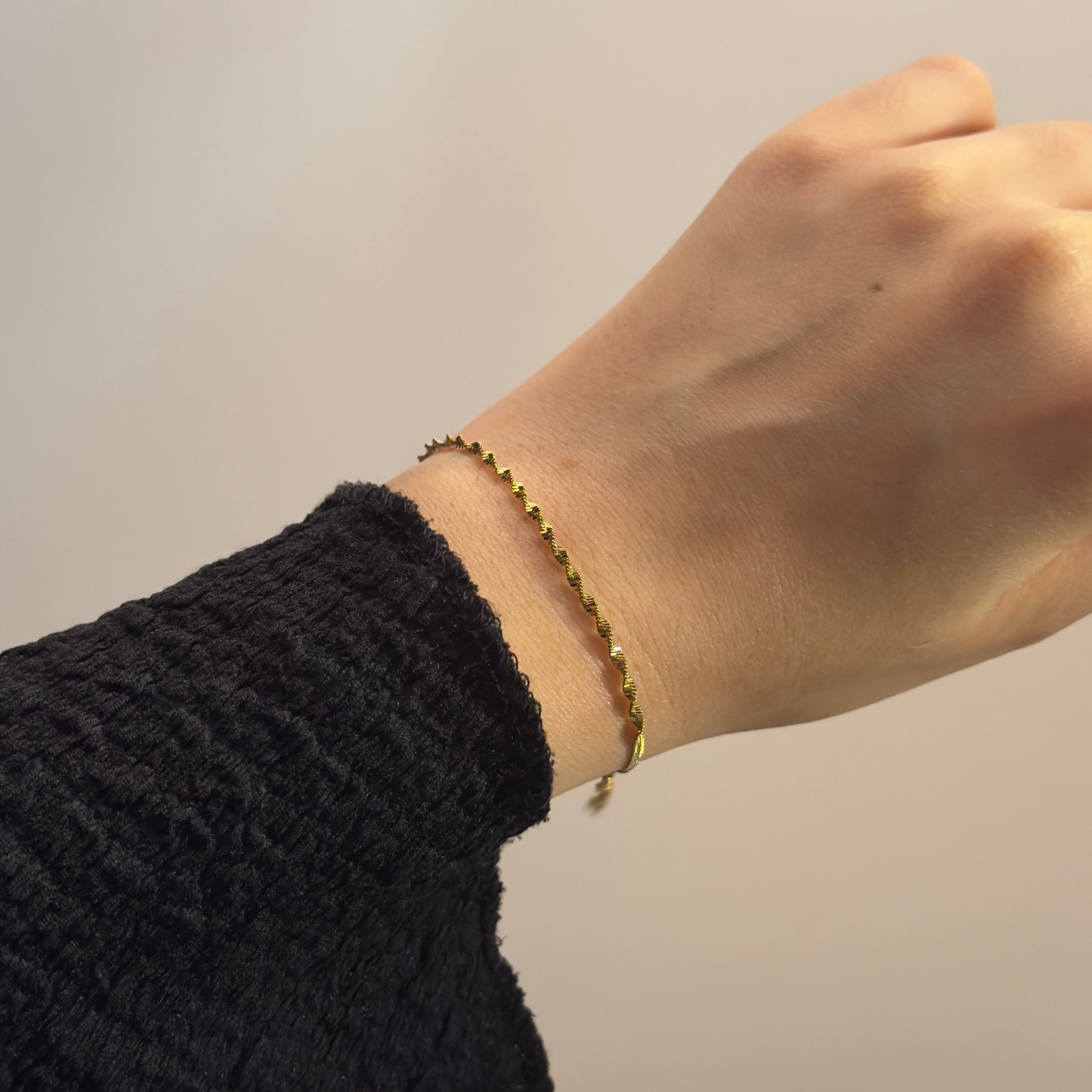Twisted Rope Chain Bracelet