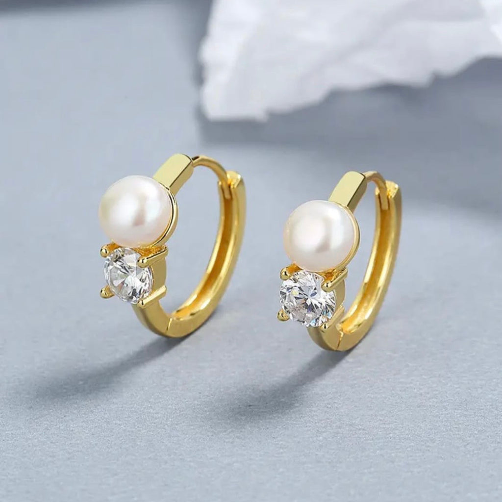 Pearl Mini Hoops