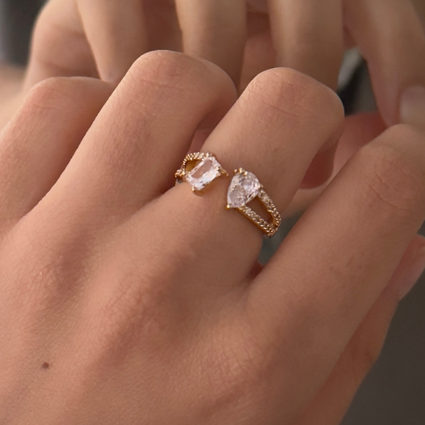 Toi et Moi Ring (adjustable)