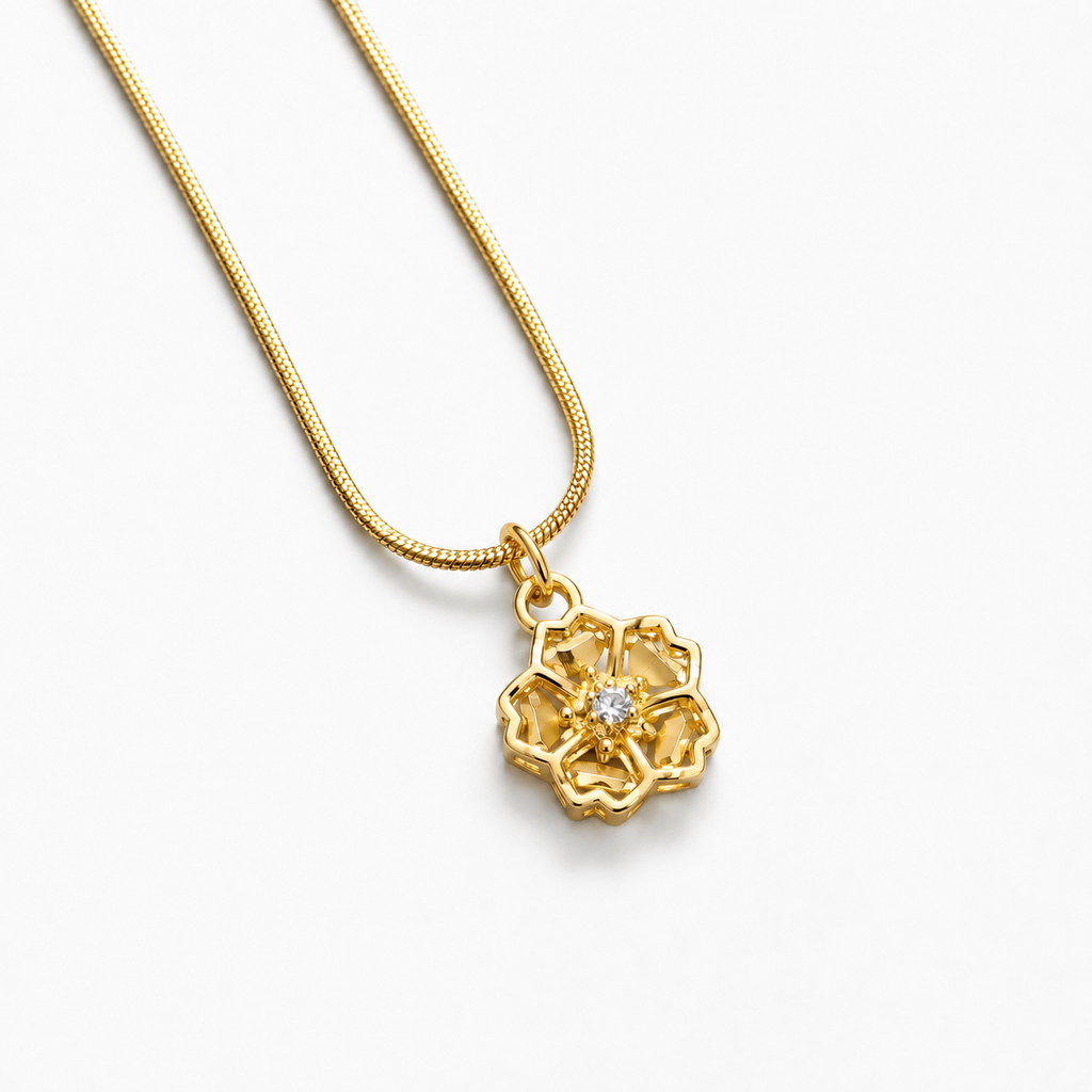 Petal Charm Necklace
