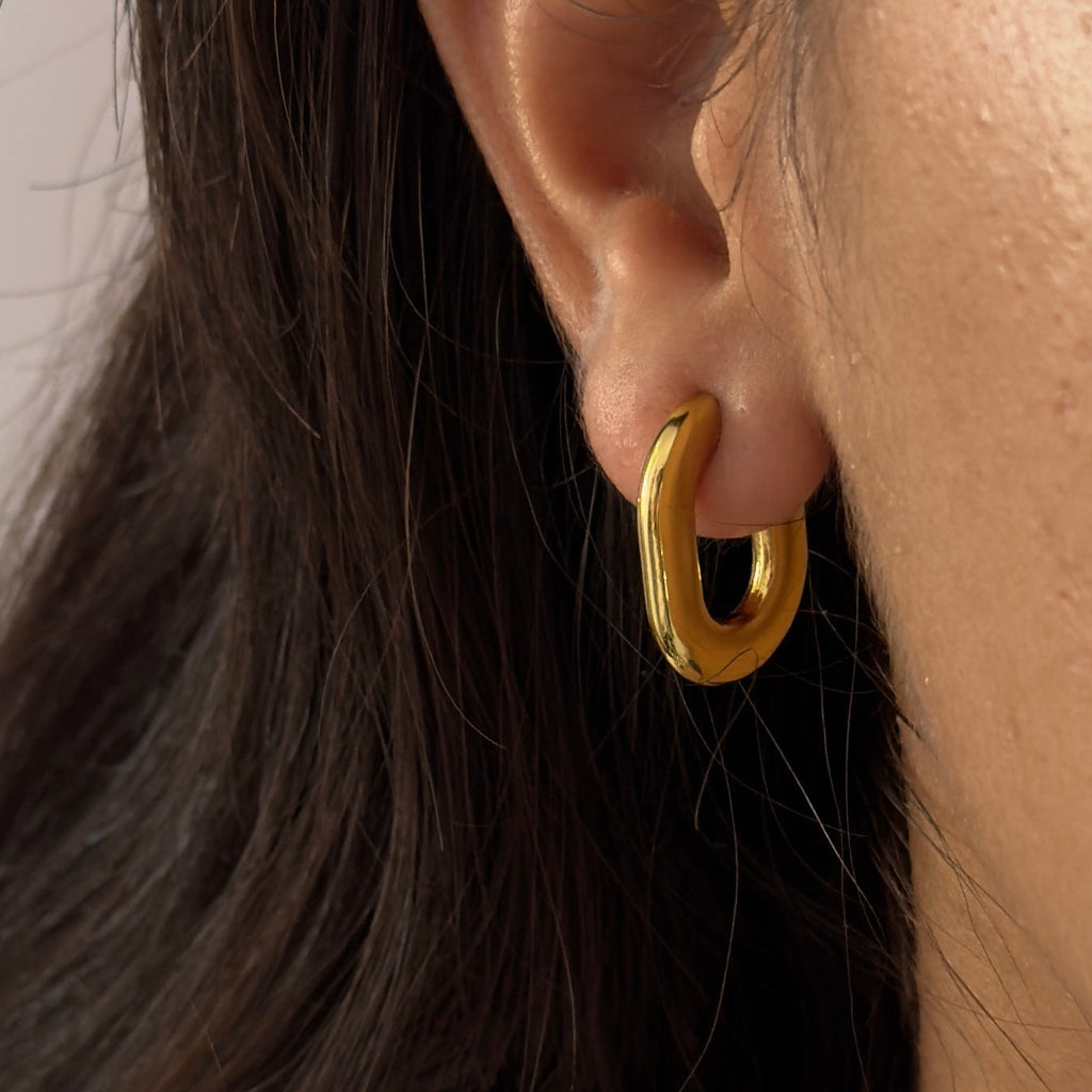 Semi Oval Hoops