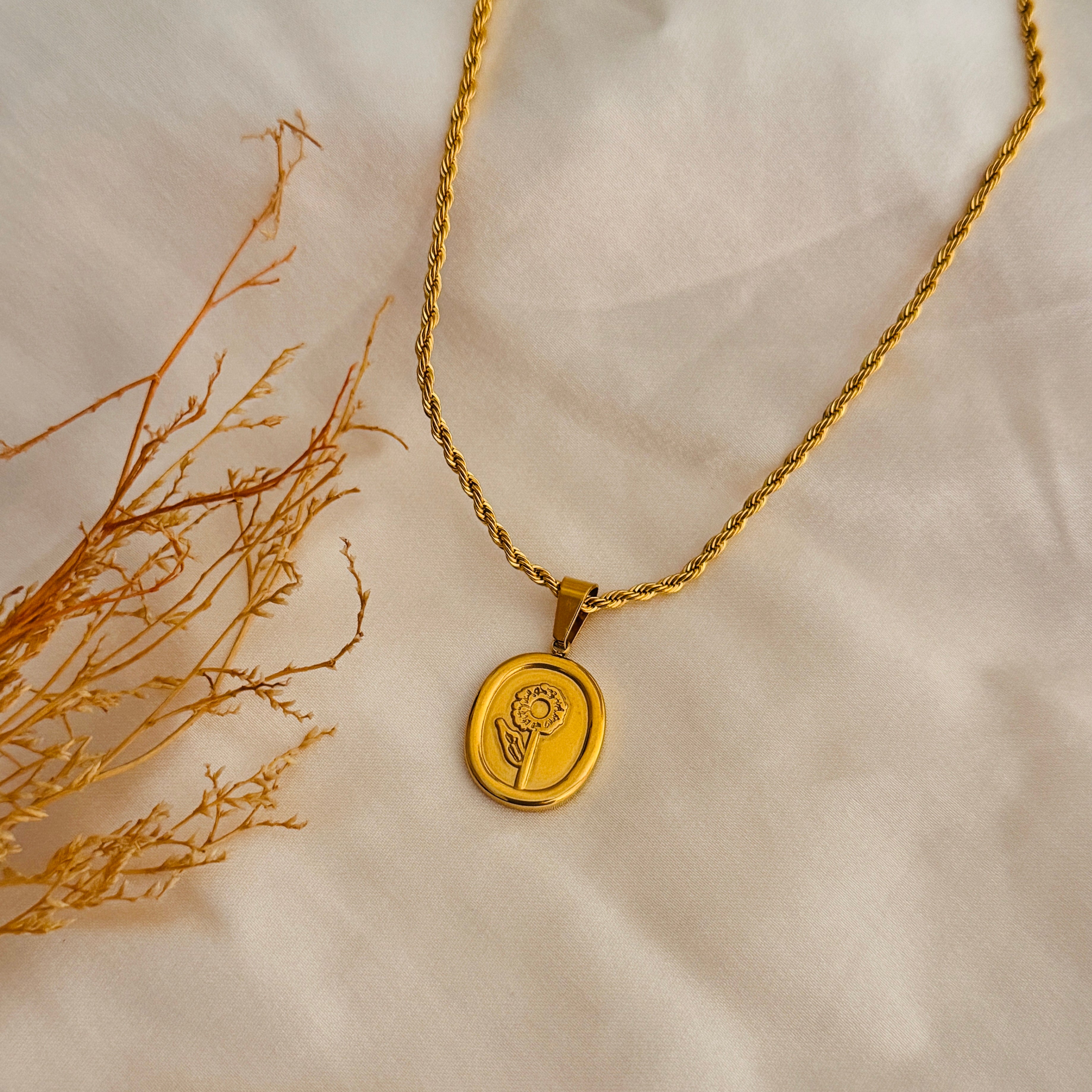 Golden Bloom Necklace