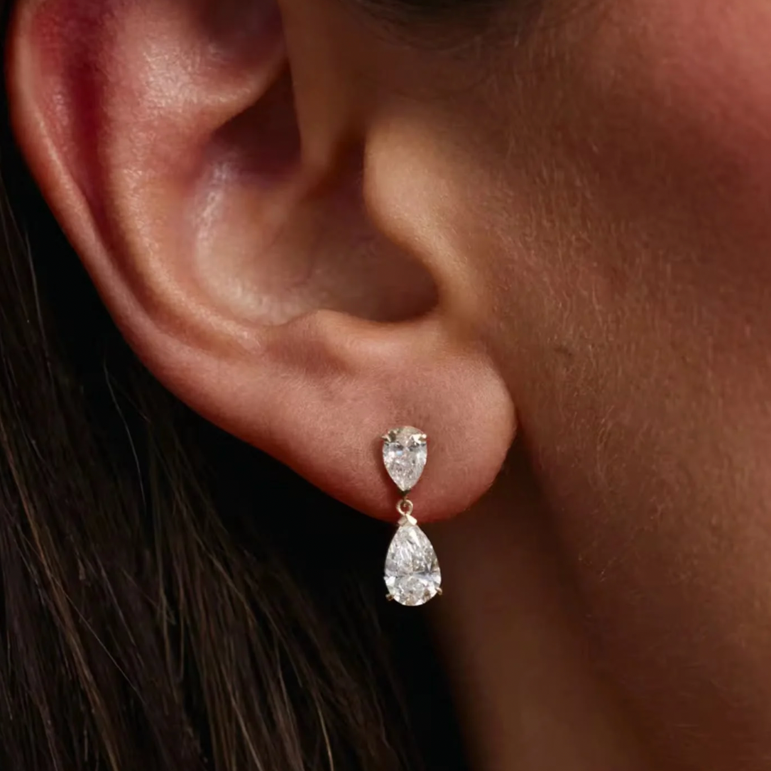 Crystal Drop Earring